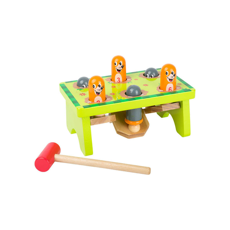 Holz-Klopfspiel „Hau den Maulwurf“
